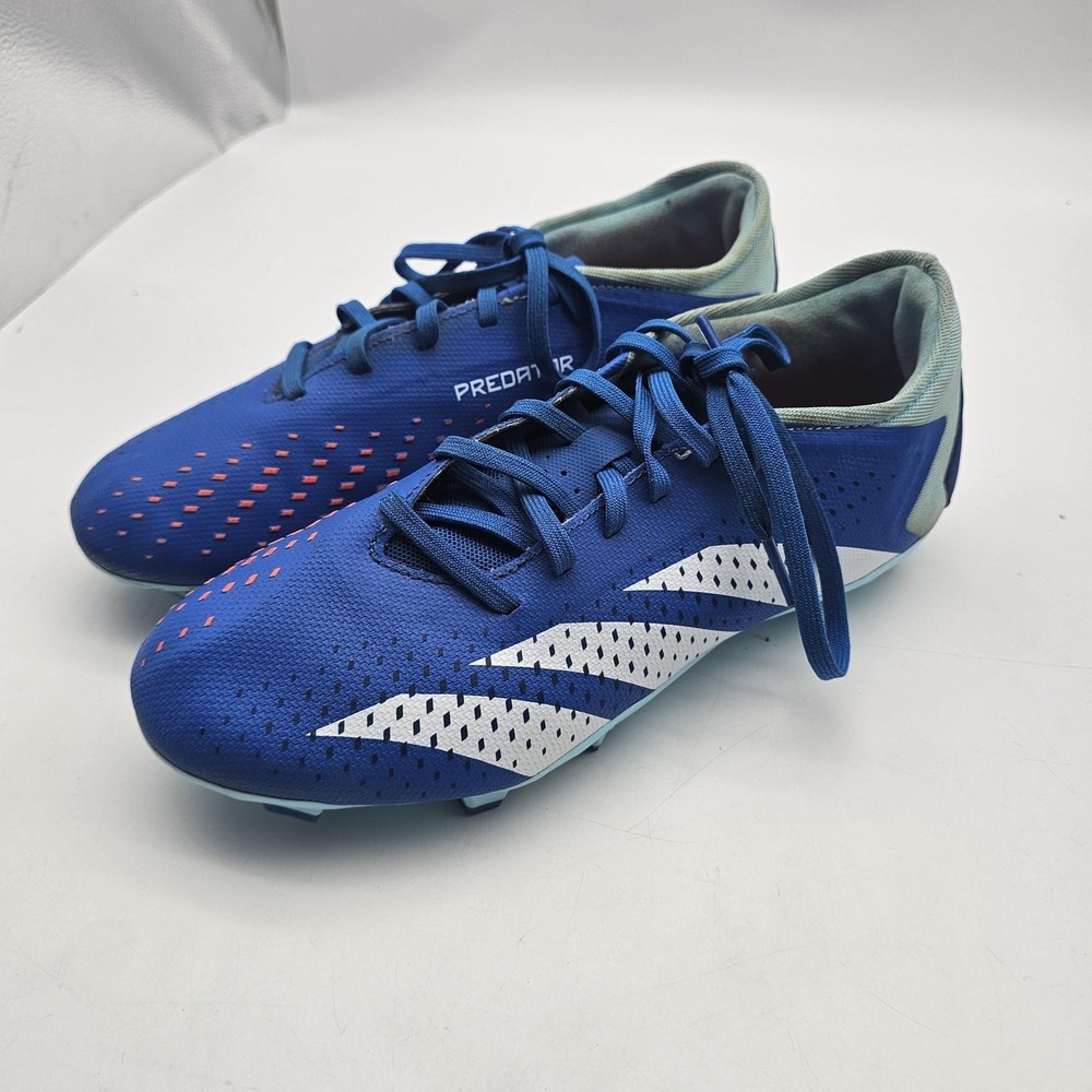 Adidas Predator Shoes Mens Size 7.5 Blue Outdoor Soccer‎ Cleats Spikes GZ0015
